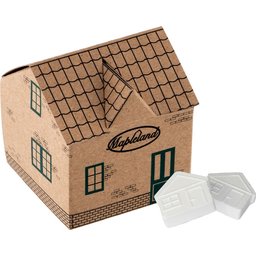 Huis van Kraft papier gevuld met huismints