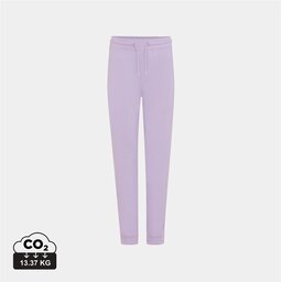 Iqoniq Cooper gerecycled katoen joggingsbroek lavender