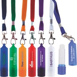 Lippenbalsem lanyard bedrukken