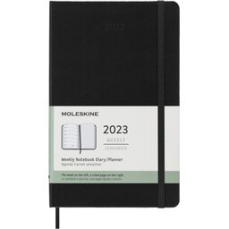 Moleskine 12M wekelijkse planner met harde kaft