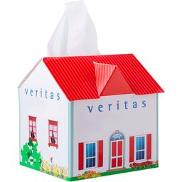 Tissue box huis bedrukken