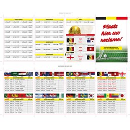 WK Speelschema 2018 bedrukken