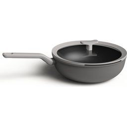 Wok met deksel 28 cm - Leo