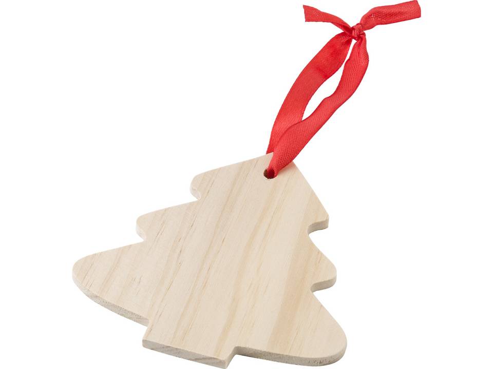 Houten kerstornament Boom