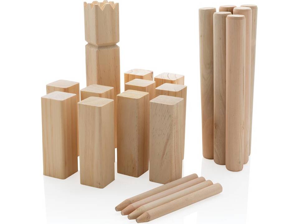 Houten kubb set