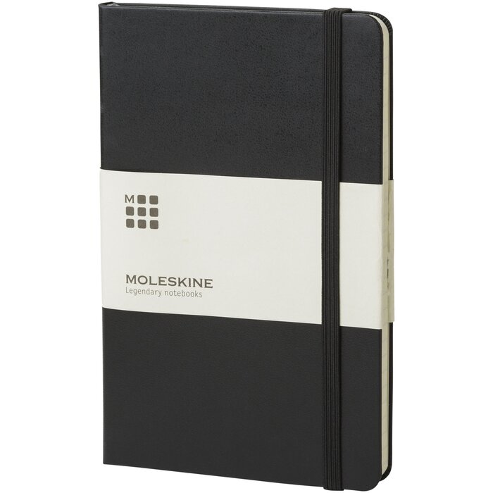 Classic Large hard cover notitieboek met ruitjes papier