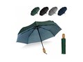 Parapluie pliable 21” en R-PET. Ouverture automatique