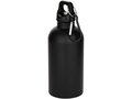 Bouteille d’eau Oregon de 400 ml à simple paroi, en acier inoxydable recyclé certifié RCS avec mousqueton 4
