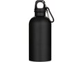 Bouteille d’eau Oregon de 400 ml à simple paroi, en acier inoxydable recyclé certifié RCS avec mousqueton 6