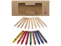 Set crayons et crayons gras 19 pièces 7