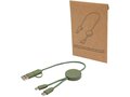 Câble 5 en 1 Citala en plastique recyclé de 30 cm pour la synchronisation des données et la charge rapide de 27 W 11