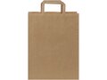 Sac en papier Kraft 80-90 g/m² avec poignées plates, taille moyenne 9