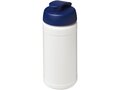 Bouteille de sport Baseline de 500 ml recyclée avec couvercle rabattable