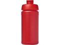 Bouteille de sport Baseline de 500 ml recyclée avec couvercle rabattable 10