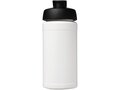 Bouteille de sport Baseline de 500 ml recyclée avec couvercle rabattable 30