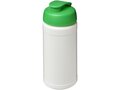 Bouteille de sport Baseline de 500 ml recyclée avec couvercle rabattable