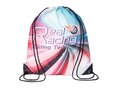 Sac à dos à cordon sur mesure en polyester 210D avec coins en PU – design entièrement personnalisé