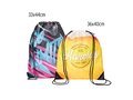 Sac à dos à cordon sur mesure en RPET recyclé avec renforts en PU – design entièrement personnalisé 1