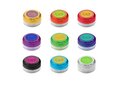 Boîte plastique ronde sur mesure remplie de menthes ou de bonbons – design entièrement personnalisé 1