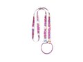 Lanière en polyester sublimée sur mesure avec double clips – design entièrement personnalisé 3