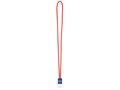 Custom-made polyester lanyard in 3 colors with PVC badge holder – fully custom design 1