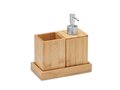 3 piece bath set in bamboo