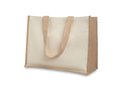 Sac shopping en jute et toile 2