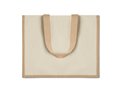 Sac shopping en jute et toile 4