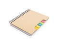 Carnet de notes A5 Kraft avec notes autocollantes 1