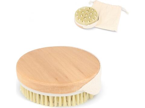 Brosse de bain en bambou