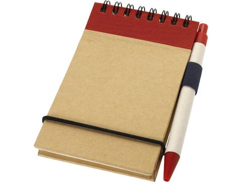 Bloc-notes recyclé avec stylo