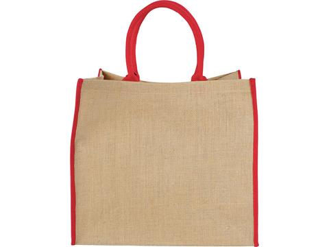 Grand sac shopping jute