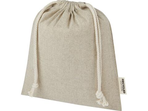 Sac cadeau moyen Pheebs en coton recyclé GRS 150 g/m² de 1,5 L