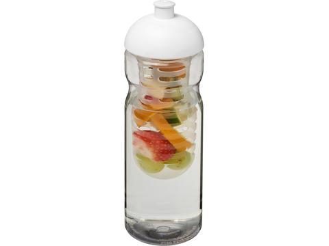 Bidon et infuseur H2O Base® 650 ml avec couvercle dôme