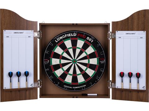 Set de fléchettes en bois avec cabinet