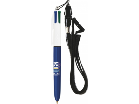 BIC 4 Colours bille + Lanyard