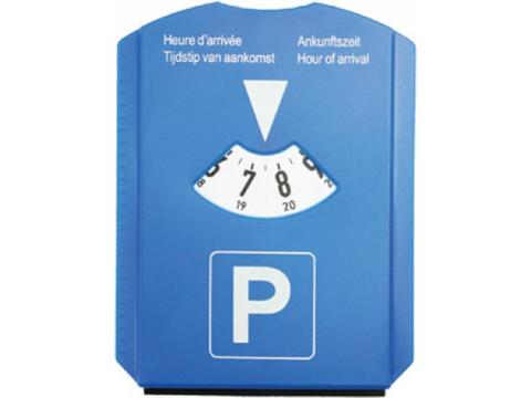 Disque de stationnement avec pièces pour chariot