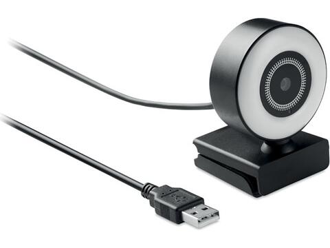 Webcam HD 1080P et lumière