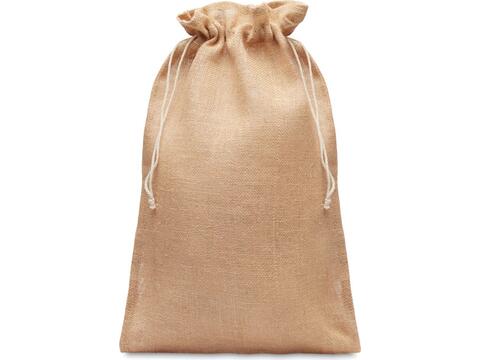 Grand sac cadeau en jute