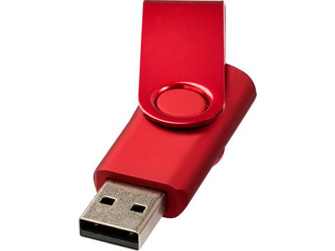 Clé USB rotative métallisée