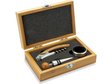 Coffret de sommelier en bambou