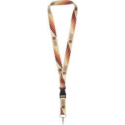 Lanyard met dubbelzijdige sublimatie voorzien van haak en buckle