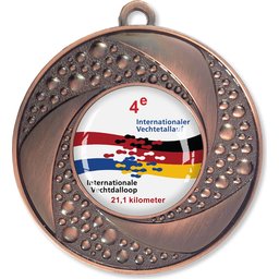 Bedrukte Medaille-Brons