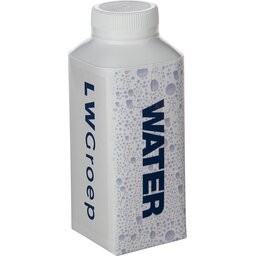 FSC kartonnen waterfles - 330 ml met logo