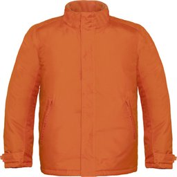 Heren winterjas Parka oranje