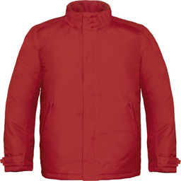 Heren winterjas Parka rood