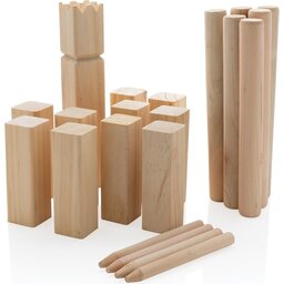 Houten kubb set