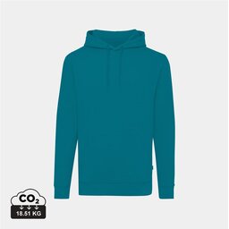 Iqoniq Jasper recycled katoen hoodie verdigris