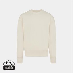 Iqoniq Kruger gerecycled katoen relaxed sweater naturel