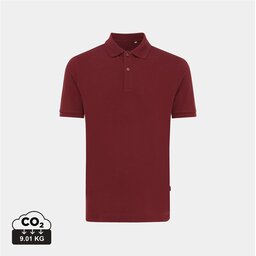 Iqoniq Yosemite gerecycled katoen pique polo burgundy